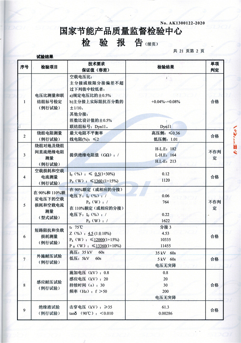 高低压试验报告-S11-1250临河临河临河油浸式变压器-2.jpg